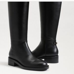 🆕 SAM ELDERMAN MABLE BLACK LEATHER RIDING BOOT